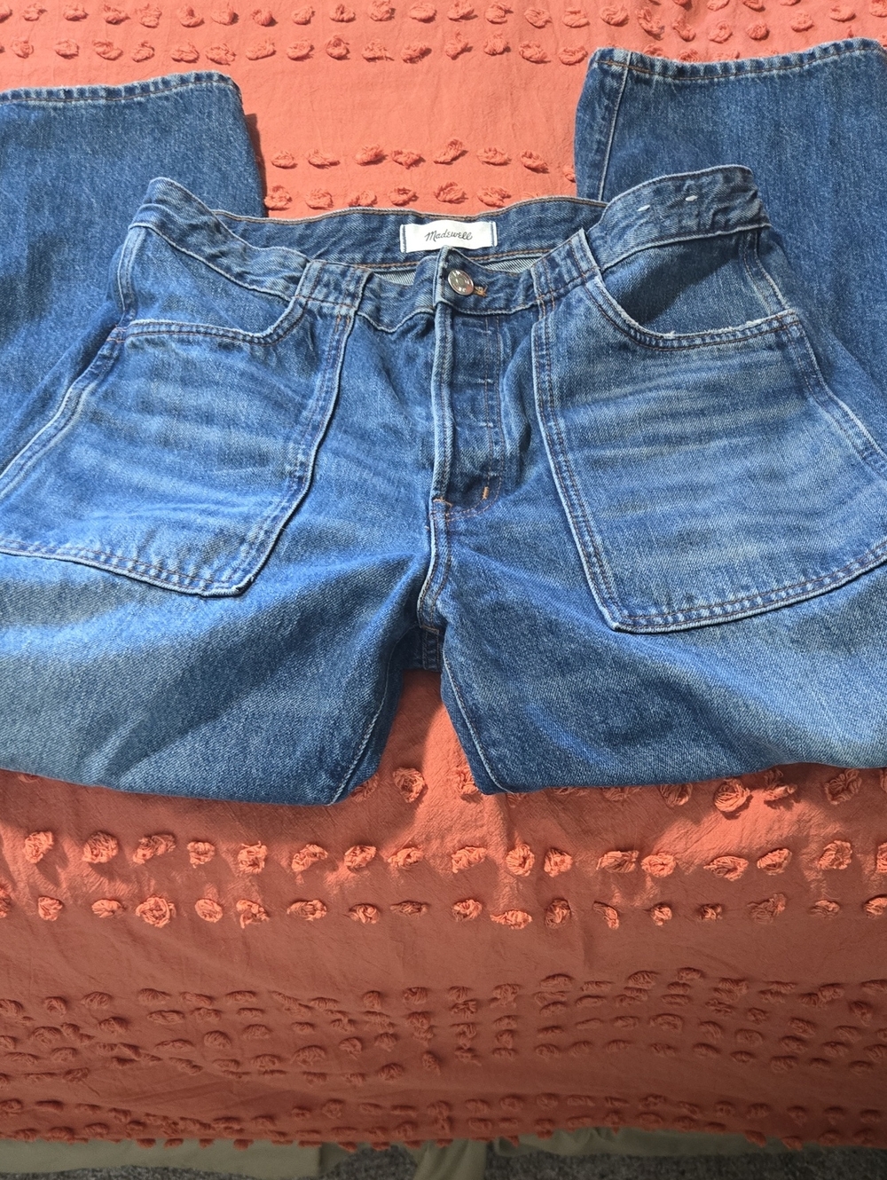 Madewell Women's Blue Dart Barrel Jeans